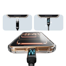 Заредете изображение във визуализатора на галерията – X-ONE FlowLink Running LED data cable - type C to C - 5A max 100W 1,2m black
