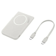 Заредете изображение във визуализатора на галерията – Samsung Magnetic Wireless Battery Pack 15W/25W 5000mAh EB-U2500XJEGWW grey blister
