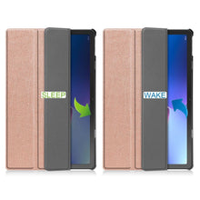 Заредете изображение във визуализатора на галерията – Tech-Protect SmartCase case for Lenovo Tab M10 Plus (3rd gen.) 10.6" TB-125 / TB-128 - pink
