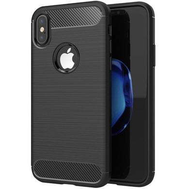 Гръб CARBON за IPHONE X черен