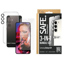 Заредете изображение във визуализатора на галерията – SAFE by PanzerGlass set case + protective film + camera cover for Samsung Galaxy S24
