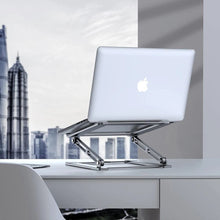 Заредете изображение във визуализатора на галерията – Tech-Protect ULS400 universal extendable stand for a laptop up to 17" - gray
