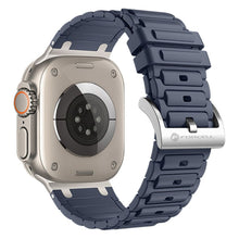 Заредете изображение във визуализатора на галерията – FORCELL F-DESIGN FA06 silicone strap for APPLE Watch 38 / 40 / 41 mm blue
