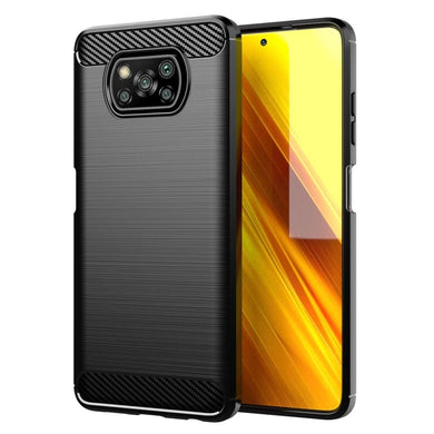 Гръб CARBON за XIAOMI POCO X3 черен