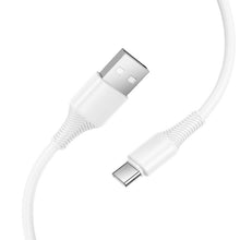 Заредете изображение във визуализатора на галерията – Cable USB A to USB C Hoco 3A 1 m X120 white
