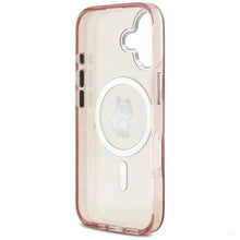 Заредете изображение във визуализатора на галерията – KARL LAGERFELD case for IPHONE 17 compatible with MagSafe KLHMP17SHGCHGKBP (IML Choupette Sketch Logo) pink
