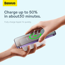 Заредете изображение във визуализатора на галерията – Baseus Magnetic Mini 20000 mAh 20W power bank - white + USB-C / USB-C cable
