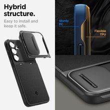Заредете изображение във визуализатора на галерията – Spigen Optik Armor case for Samsung Galaxy A55 5G - black
