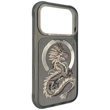 Заредете изображение във визуализатора на галерията – NIMMY case MAGNETIC FANTASY ANIMAL DRAGON compatible with MagSafe for IPHONE 18 Pro Max/17 Pro Max grey
