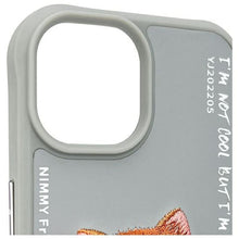 Заредете изображение във визуализатора на галерията – NIMMY case GLASSES COOL CAT for IPHONE 15 gray
