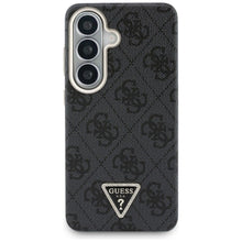 Заредете изображение във визуализатора на галерията – GUESS case for SAMSUNG S26 GUHMS26SP4GTDGMK (4G Triangle Logo MagSafe) black

