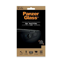 Заредете изображение във визуализатора на галерията – PanzerGlass E2E Microfracture Antibacterial Privacy Glass with Camera Protector for iPhone 13 Pro Max - With Black Frame
