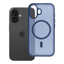 Заредете изображение във визуализатора на галерията – Case for iPhone 16 Flexline Mag Cover compatible with MagSafe navy blue
