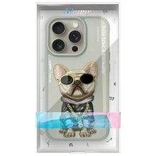 Заредете изображение във визуализатора на галерията – NIMMY case GLASSES COOL DOG for IPHONE 15 Pro gray
