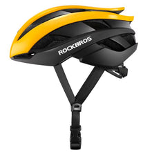 Заредете изображение във визуализатора на галерията – Rockbros 10110004005 bicycle helmet, size L - yellow and black
