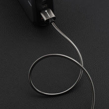 Заредете изображение във визуализатора на галерията – Кабел USB A към USB C Forcell F-Energy QC4.0 3A 66W Metal 1 m C234 - сребрист – снимка 6

