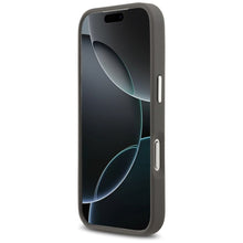 Заредете изображение във визуализатора на галерията – KARL LAGERFELD case for IPHONE 17 Pro KLHCP17LPSFDHPOG (FW Grained PU W/ K&amp;C Heads Pin &amp; Logo) gray
