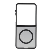Заредете изображение във визуализатора на галерията – Case for Samsung Z Flip 8 4sF-S Acrylic compatible with MagSafe black
