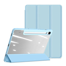 Заредете изображение във визуализатора на галерията – Dux Ducis Toby case with flap and stand for Samsung Galaxy Tab S9 / S9 FE - blue
