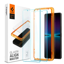Заредете изображение във визуализатора на галерията – Spigen ALM Glas.tR tempered glass for Sony Xperia 1 VI - 2 pcs.
