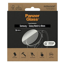Заредете изображение във визуализатора на галерията – Antibacterial PanzerGlass Screen Protector for Samsung Galaxy Watch Classic 5 40 mm
