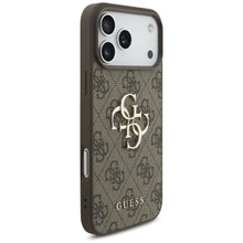 Заредете изображение във визуализатора на галерията – GUESS case for IPHONE 18 Pro Max / 17 Pro Max GUE005598 (4G PU Big Logo) brown
