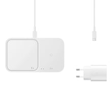 Заредете изображение във визуализатора на галерията – Samsung Wireless Charger Duo EP-P5400BWEGEU inductive charger 15W - white
