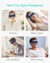 Заредете изображение във визуализатора на галерията – SKG E3 Pro eye and temple massager with vision window - blue
