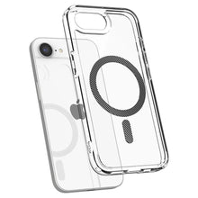 Заредете изображение във визуализатора на галерията – SPIGEN case ULTRA HYBRID MAG compatible with MagSafe for IPHONE 16E 2025 carbon fiber
