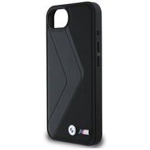 Заредете изображение във визуализатора на галерията – BMW case for IPHONE 16e (SE 4 2025) compatible with MagSafe BMHMPSE424PUOCSK (PU Oversized Stripes) black
