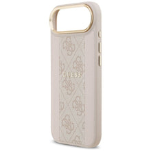Заредете изображение във визуализатора на галерията – GUESS case for IPHONE 17 Air compatible with MagSafe GUHMP17MPG4SEMCP (PU W/ 4G Stripe) pink
