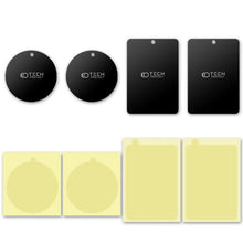 Заредете изображение във визуализатора на галерията – Tech-Protect MetalPlate magnetic plates for car holders - black (4 pcs.)
