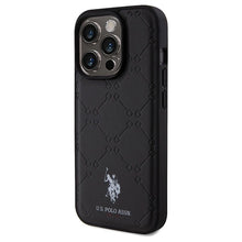 Заредете изображение във визуализатора на галерията – US Polo Assn. Case Yoke Pattern for iPhone 15 Pro Max - black
