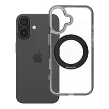 Заредете изображение във визуализатора на галерията – Case for iPhone 16 Frame Circle Stand compatible with MagSafe black
