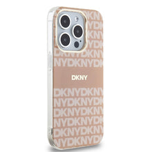 Заредете изображение във визуализатора на галерията – Original Case DKNY hardcase IML Mono &amp; Stripe MagSafe DKHMP15LHRHSEP for Iphone 15 Pro pink
