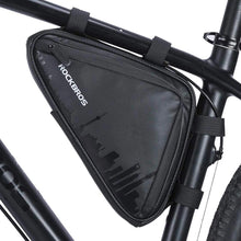 Заредете изображение във визуализатора на галерията – Rockbros B39-2 waterproof bicycle bag for frame - black
