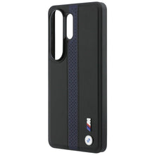 Заредете изображение във визуализатора на галерията – BMW case for SAMSUNG S26 Ultra compatible with MagSafe BMHMS26L25PCPSKB (Perforated Stripe Logo) blue

