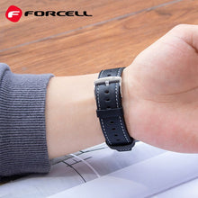 Заредете изображение във визуализатора на галерията – FORCELL F-DESIGN FS21 eco leather strap for SAMSUNG Watch 22 mm black

