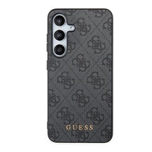 Заредете изображение във визуализатора на галерията – Guess 4G Metal Gold Logo case for Samsung Galaxy S24 - black
