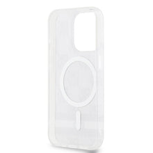 Заредете изображение във визуализатора на галерията – Original Case DKNY hardcase IML Checkered Mono Pattern &amp; Printed Stripes MagSafe DKHMP14LHCPTSK for Iphone 14 Pro black
