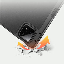 Заредете изображение във визуализатора на галерията – Dux Ducis Domo flip and smart sleep case for Xiaomi Pad 6S Pro 12.4'' - black
