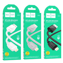 Заредете изображение във визуализатора на галерията – HOCO cable USB A to Lightning 2,4A X113 1 m black
