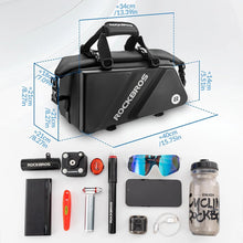 Заредете изображение във визуализатора на галерията – Rockbros 30140090001 bicycle bag for trunk 11.6l - black
