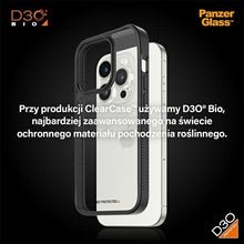 Заредете изображение във визуализатора на галерията – Military Grade Certified PanzerGlass ClearCase iPhone 15 Pro Case - Transparent &amp; Black
