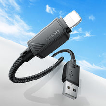 Заредете изображение във визуализатора на галерията – HOCO cable USB A to Lightning 2,4A X113 1 m black
