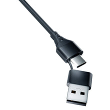 Заредете изображение във визуализатора на галерията – 3mk Hyper Cable 3in1 USB-A - USB-C / USB-C - micro USB - Lightning 1.5m - black
