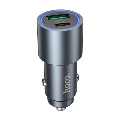 HOCO car charger USB A + Type C PD QC3.0 48W Z60 black