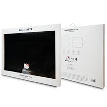 Заредете изображение във визуализатора на галерията – Hello Kitty PU Metal Logo case for a 14" laptop - black

