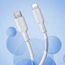 Заредете изображение във визуализатора на галерията – Benks Cable D45 - USB to Lightning - 2,4A 1,2 metres white
