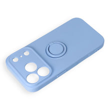 Заредете изображение във визуализатора на галерията – Case for iPhone 18 Pro / 17 Pro Silicone Ring light blue

